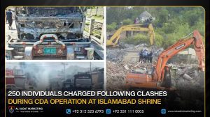 250 Individuals Charged Following Clashes During CDA Operation at Islamabad Shrine