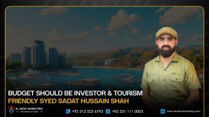 Budget Should Be Investor and Tourism Friendly: Syed Sadat Hussain Shah