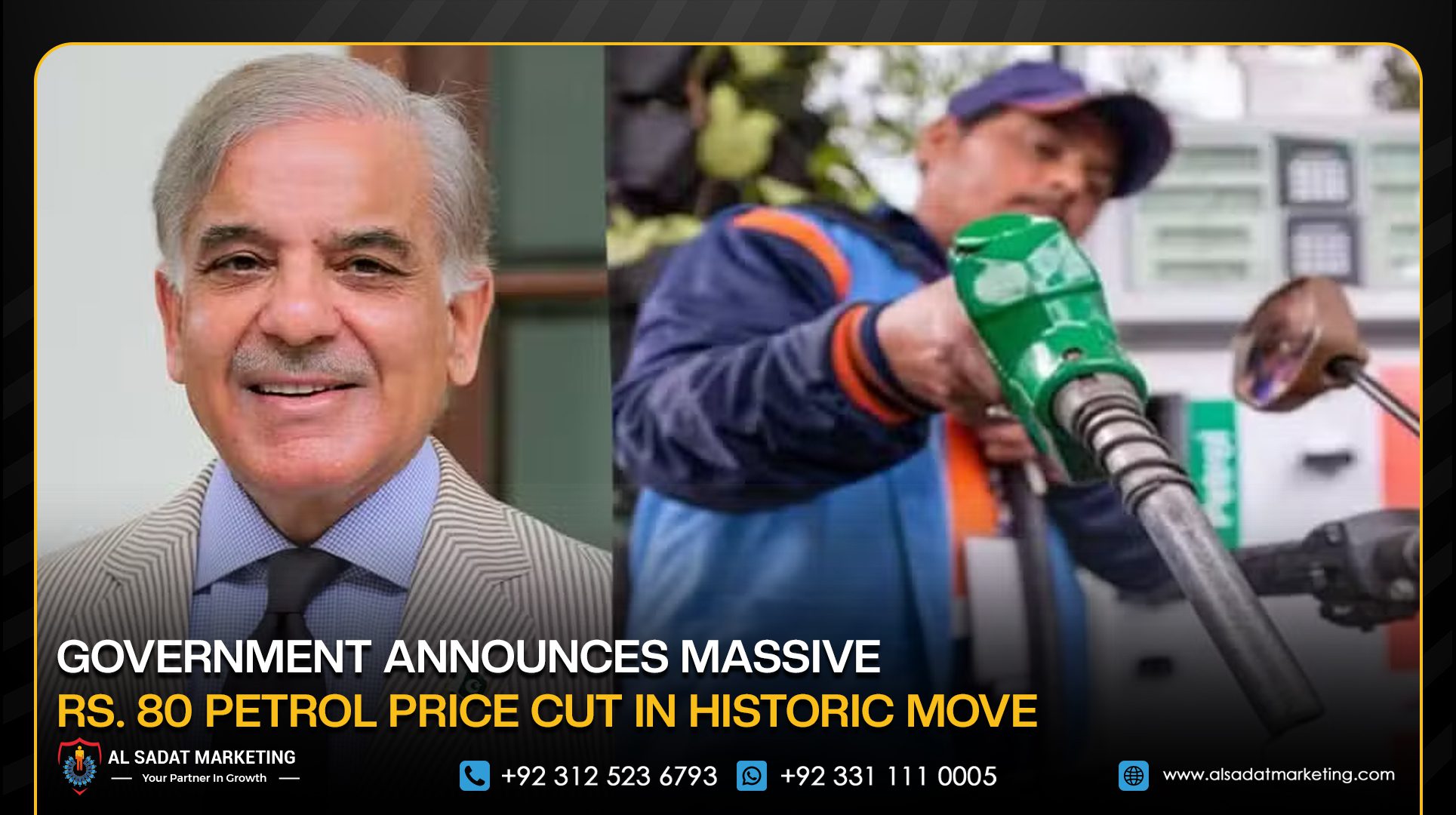 Government Announces Massive Rs. 80 Petrol Price Cut in Historic Move