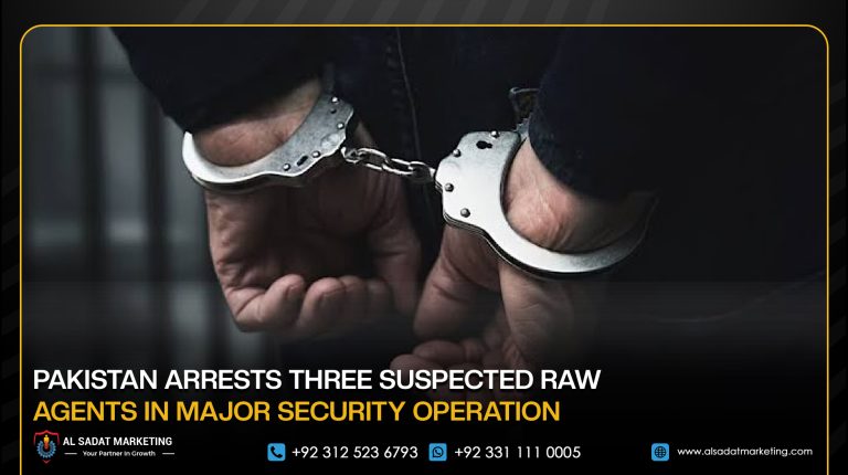 Pakistan Arrests Three Suspected RAW Agents in Major Security Operation