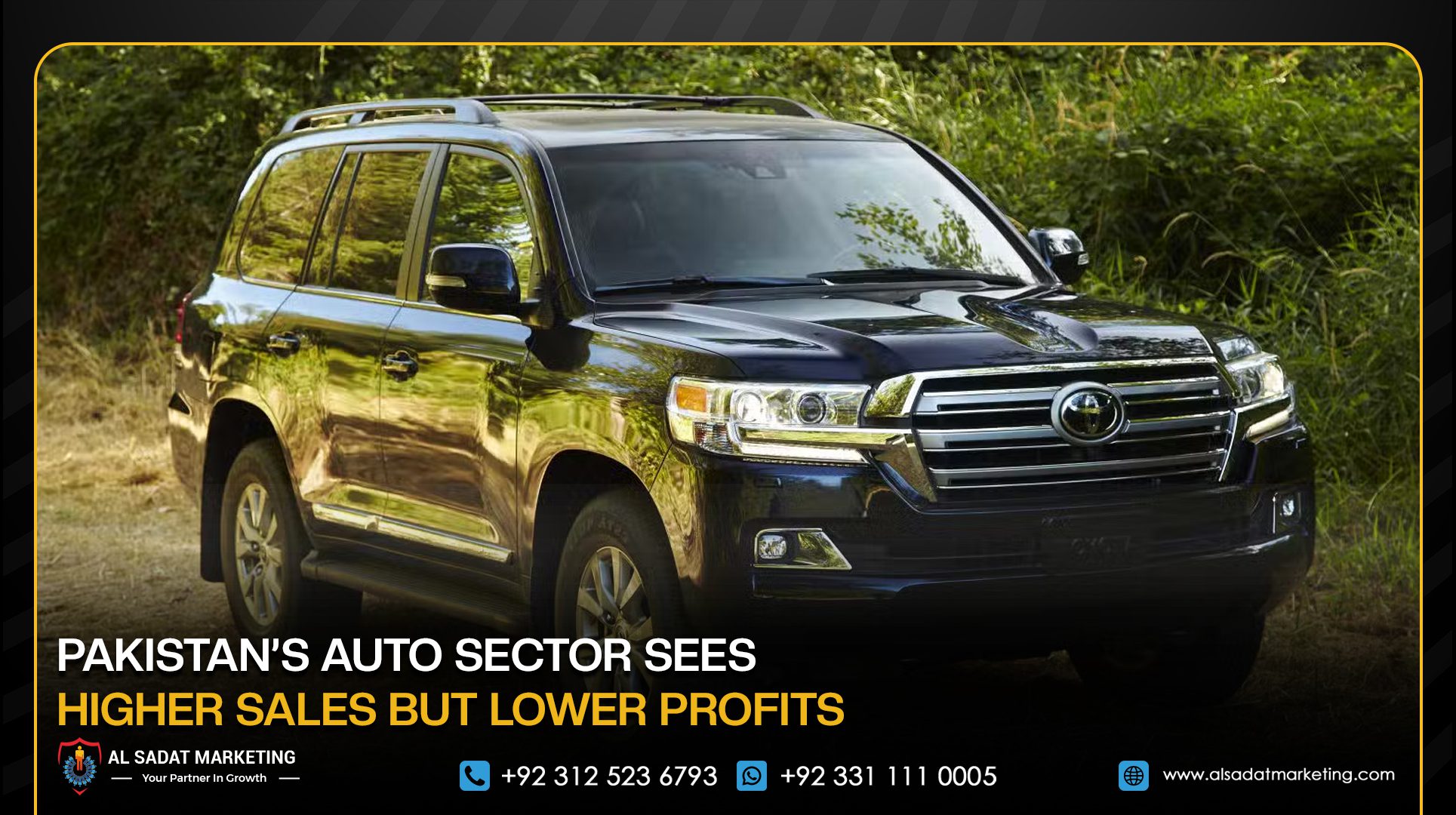 Pakistan’s Auto Sector Sees Higher Sales but Lower Profits