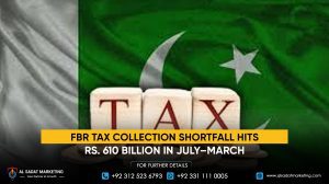 FBR Tax Collection Shortfall Hits Rs. 610 Billion in July–March