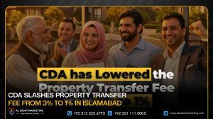CDA Slashes Property Transfer Fee from 3% to 1% in Islamabad