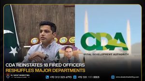 CDA Reinstates 18 Fired Officers, Reshuffles Major Departments
