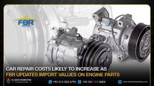 Car Repair Costs Likely to Increase as FBR Updates Import Values on Engine Parts