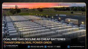 Coal and Gas Decline as Cheap Batteries Transform Global Power Grids