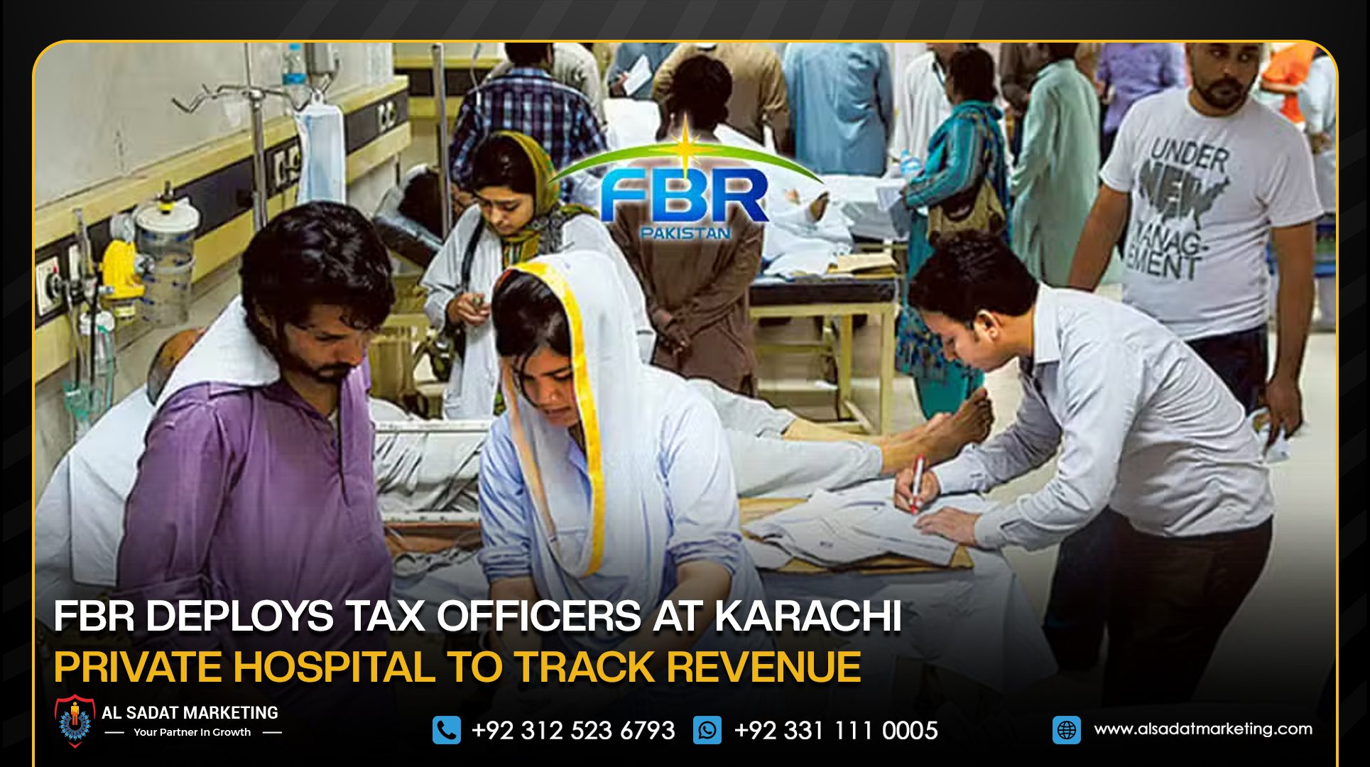 FBR Deploys Tax Officers at Karachi Private Hospital to Track Revenue
