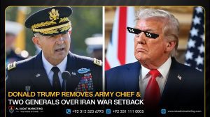 Donald Trump Removes Army Chief and Two Generals Over Iran War Setback