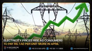 The National Electric Power Regulatory Authority has increased electricity tariffs by Rs. 1.42 per unit under the monthly fuel cost adjustment (FCA) for February 2026
