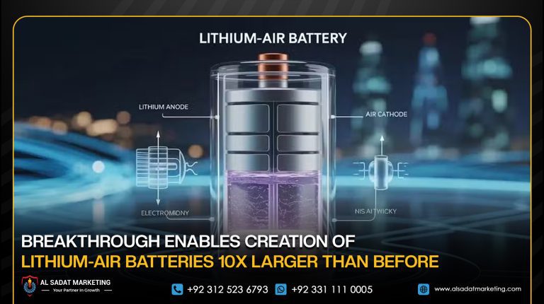 Breakthrough Enables Creation of Lithium-Air Batteries 10x Larger Than Before