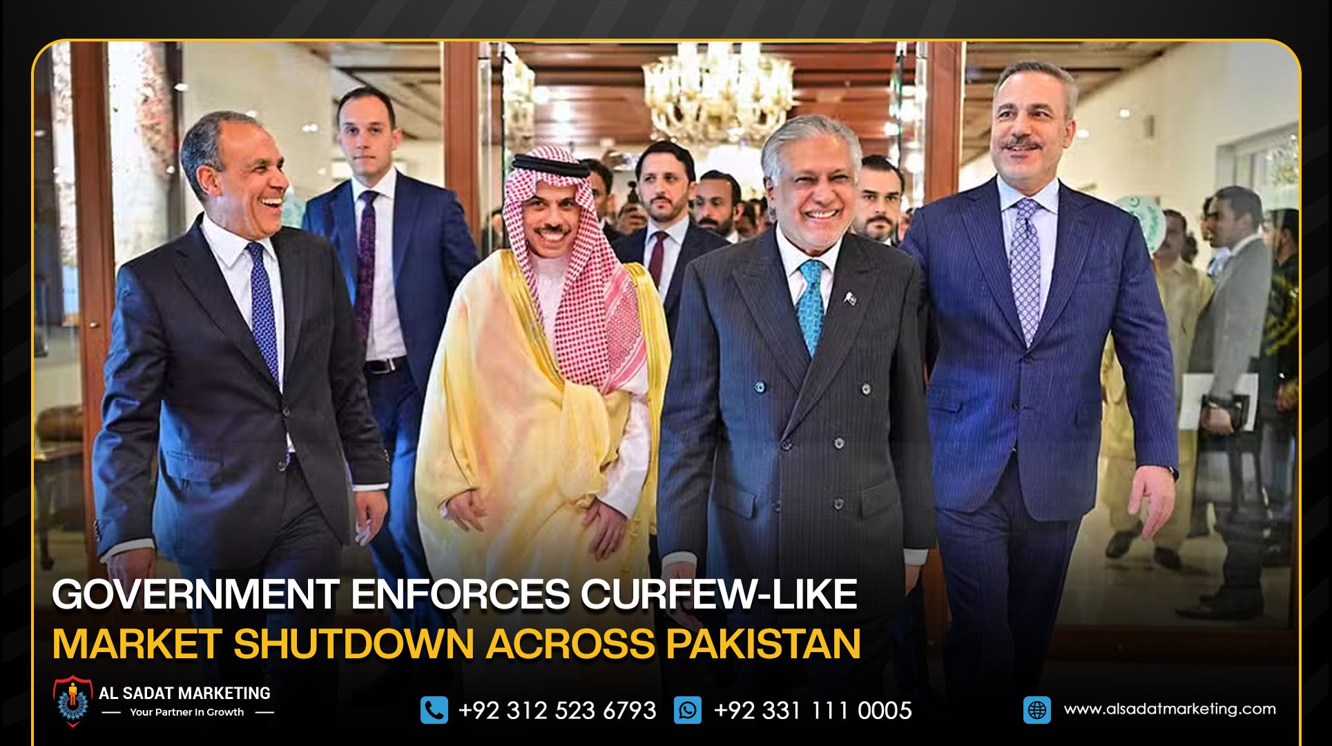 Government Enforces Curfew-Like Market Shutdown Across Pakistan