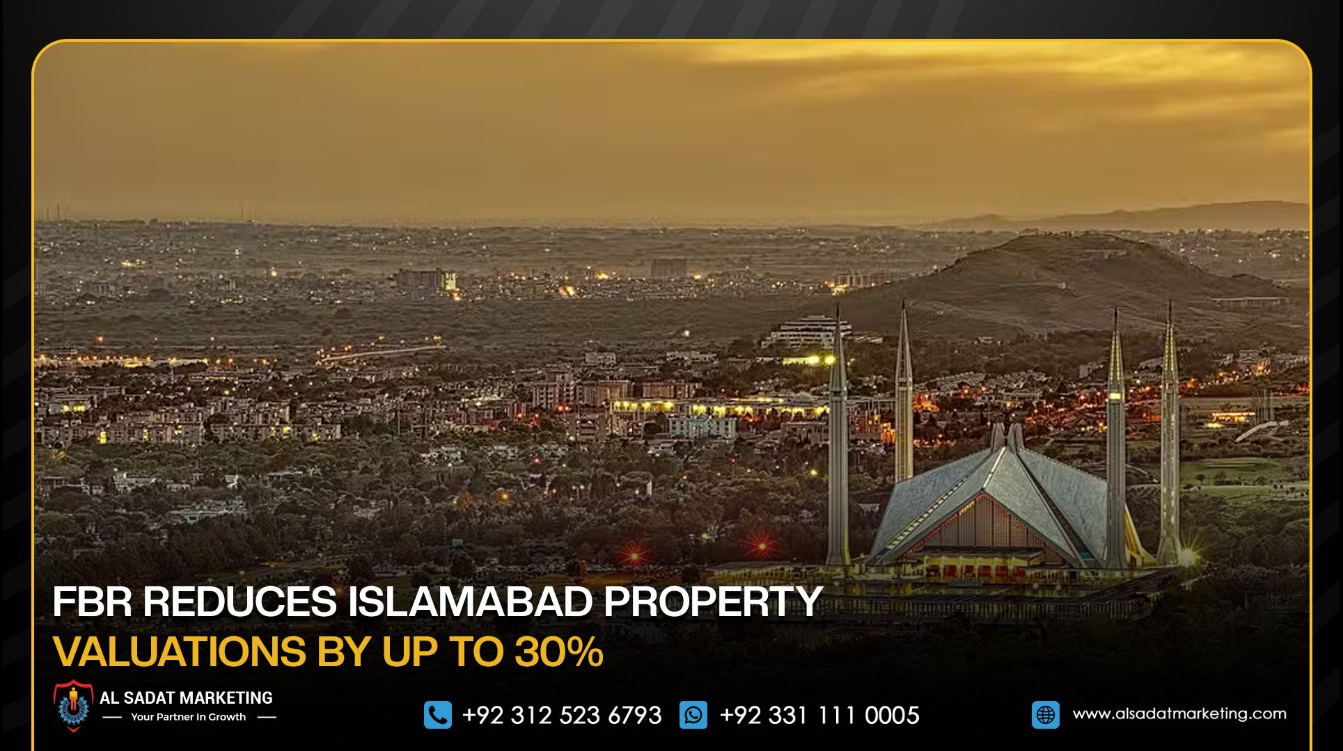 FBR Reduces Islamabad Property Valuations by Up to 30%