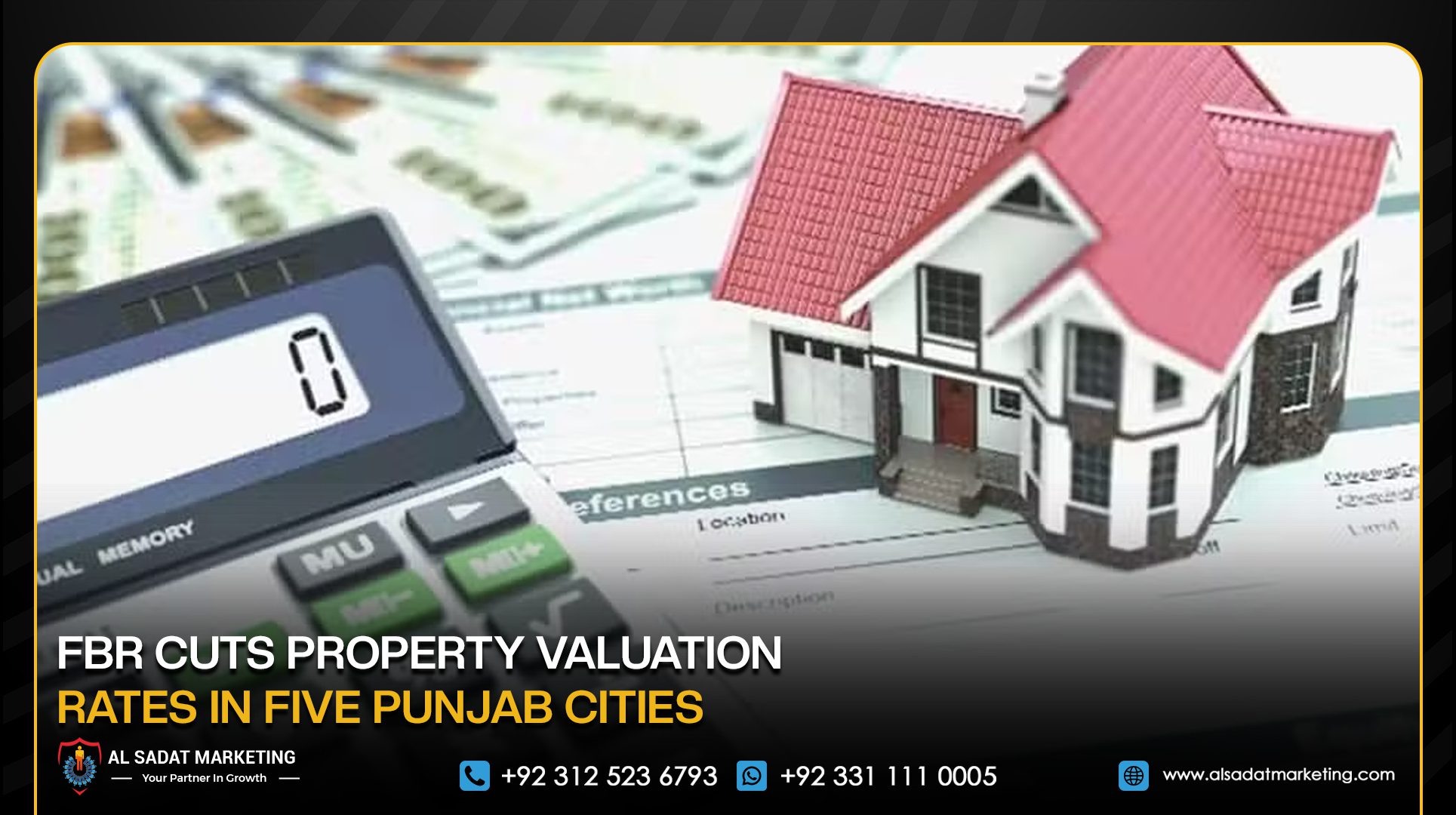 FBR Cuts Property Valuation Rates in Five Punjab Cities