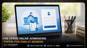 FDE Opens Online Admissions Portal for 2026-27 Session