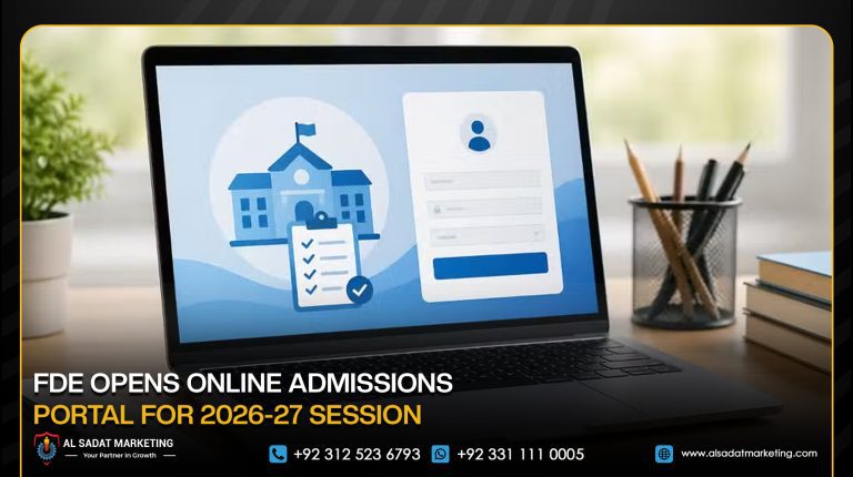 FDE Opens Online Admissions Portal for 2026-27 Session