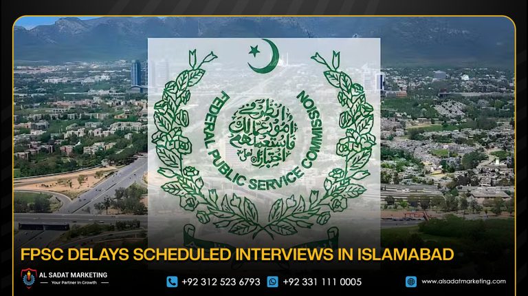 FPSC Delays Scheduled Interviews in Islamabad