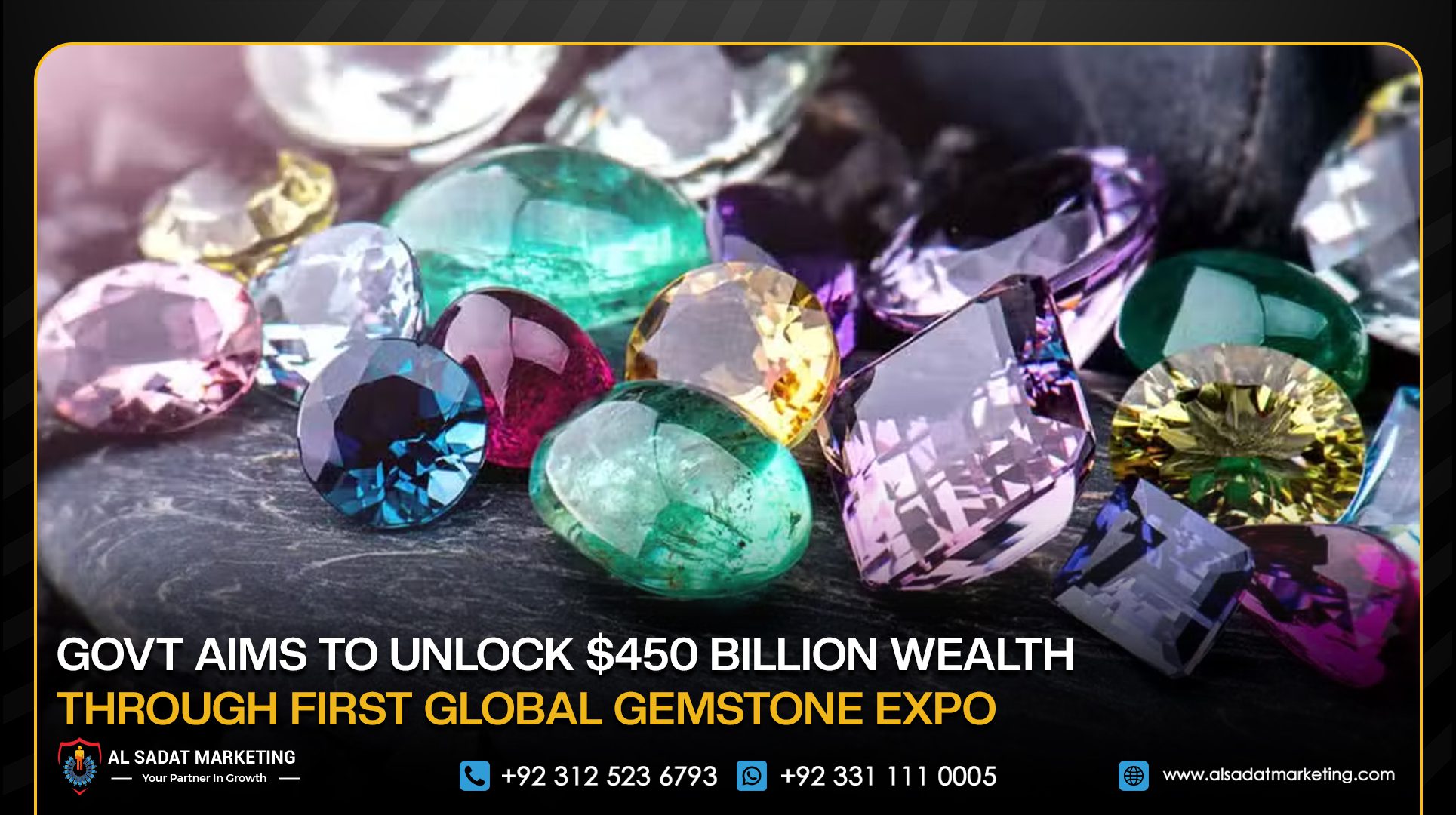 Govt Aims to Unlock $450 Billion Wealth Through First Global Gemstone Expo