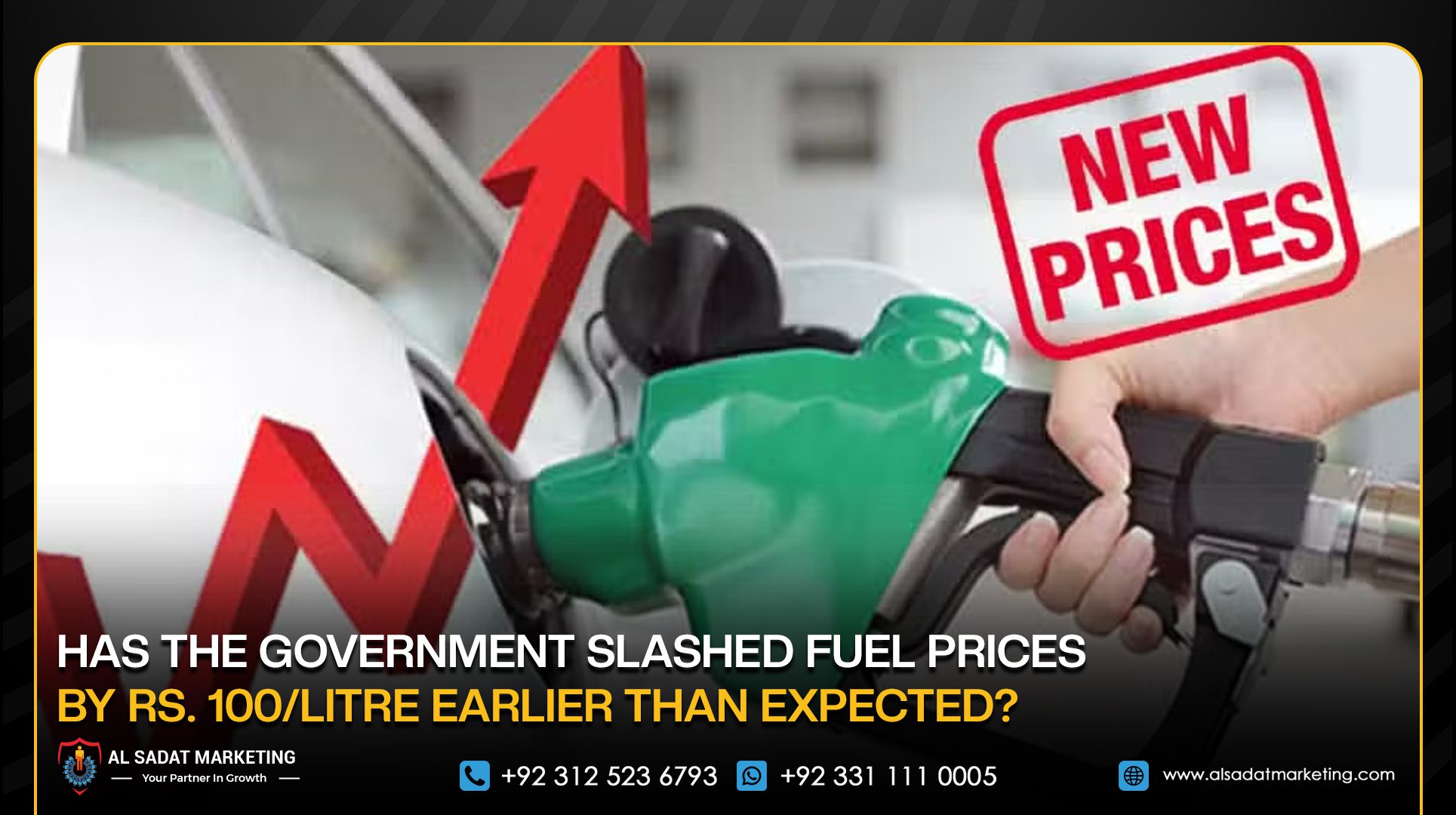 Has the Government Slashed Fuel Prices by Rs. 100/Litre Earlier Than Expected?