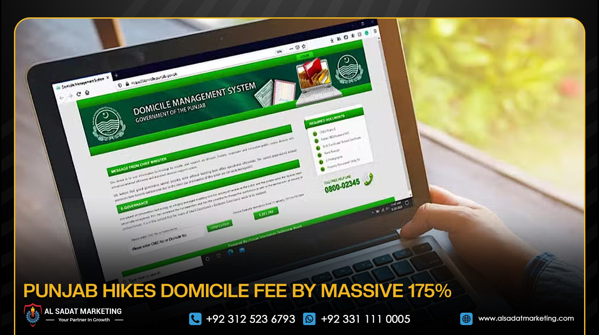 Punjab Hikes Domicile Fee by Massive 175%
