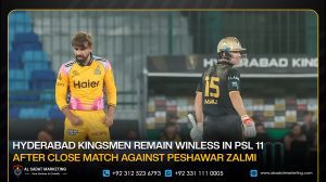 Hyderabad Kingsmen Remain Winless in PSL 11 After Close Match Against Peshawar Zalmi