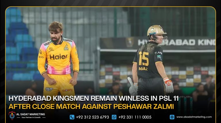Hyderabad Kingsmen Remain Winless in PSL 11 After Close Match Against Peshawar Zalmi