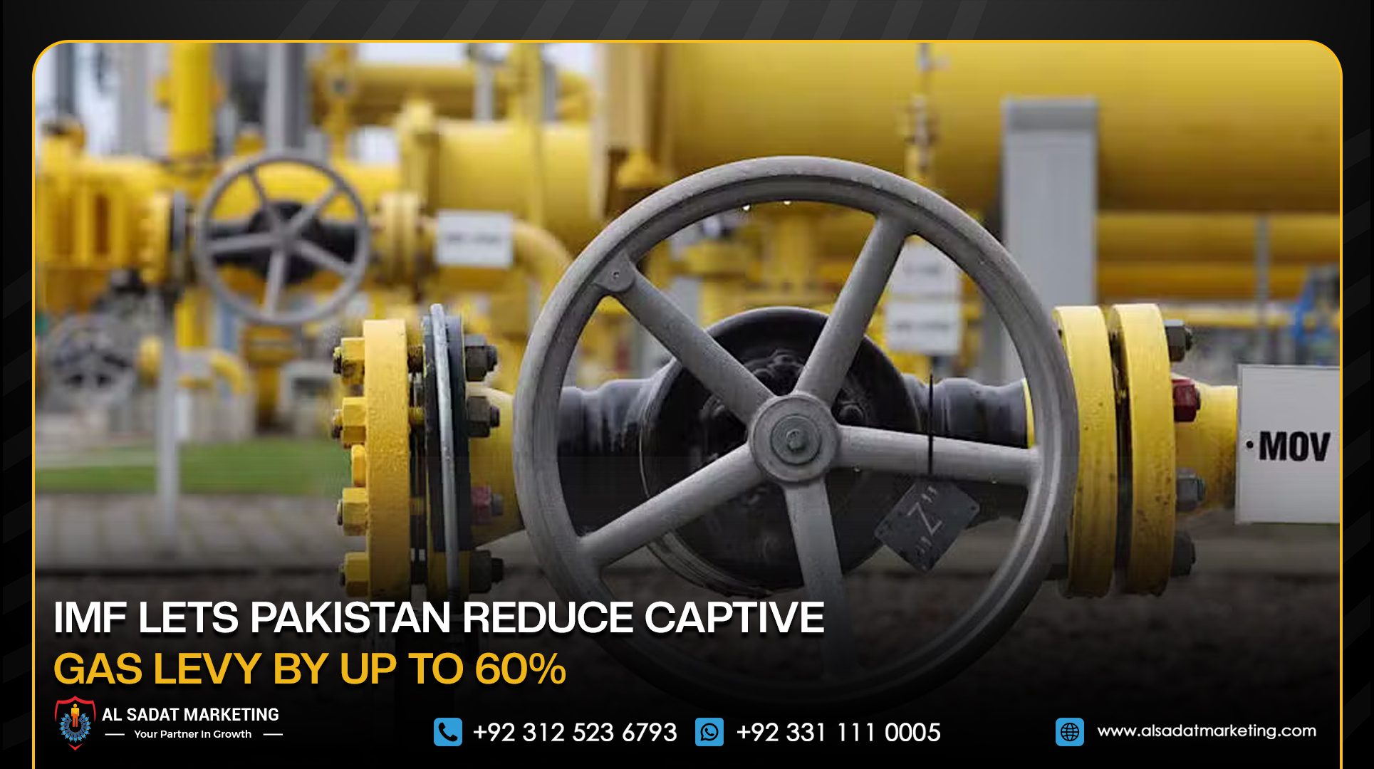 IMF Lets Pakistan Reduce Captive Gas Levy by Up to 60%
