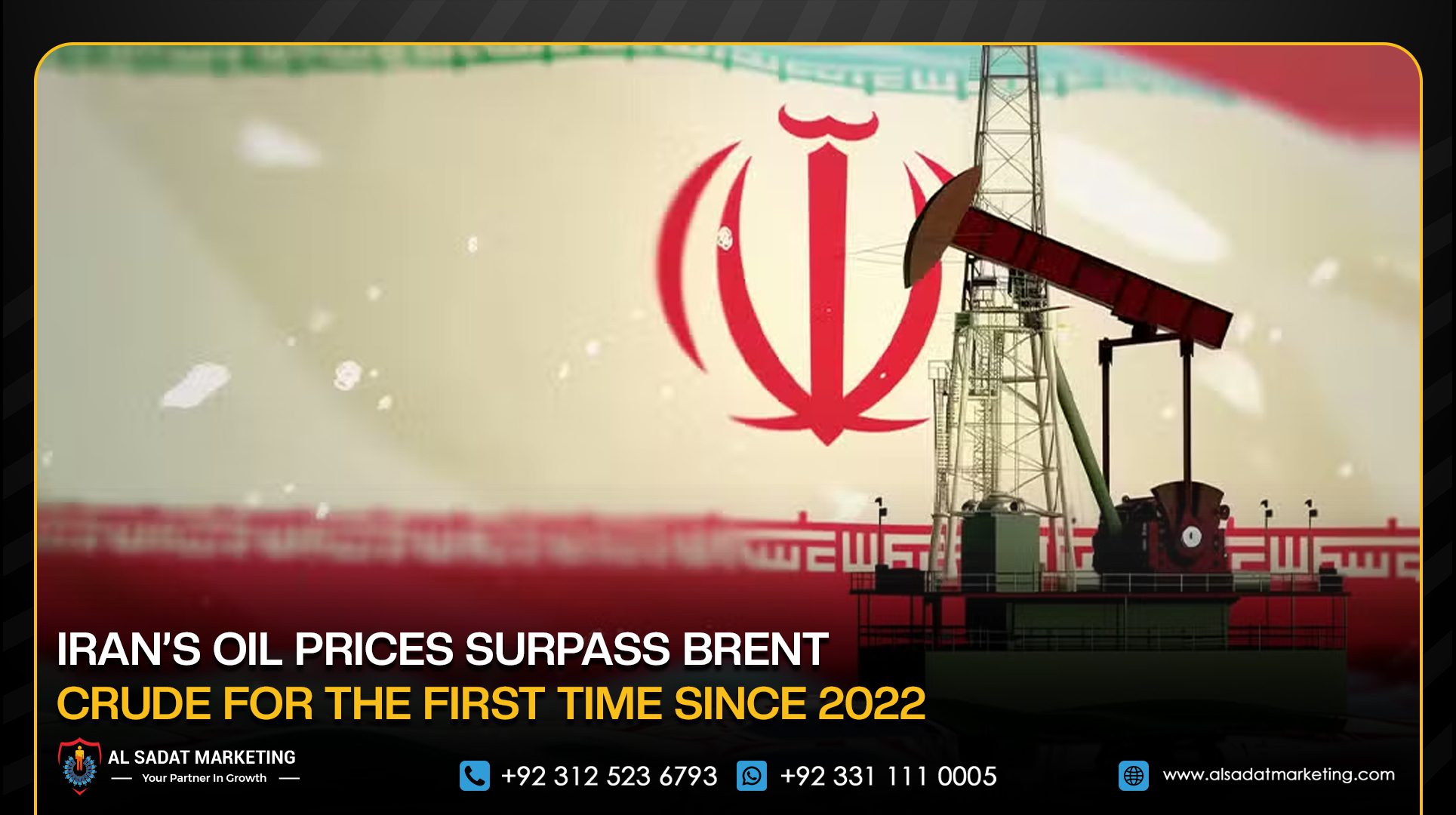 Iran’s Oil Prices Surpass Brent Crude for the First Time Since 2022