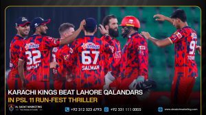 Karachi Kings Beat Lahore Qalandars in PSL 11 Run-Fest Thriller