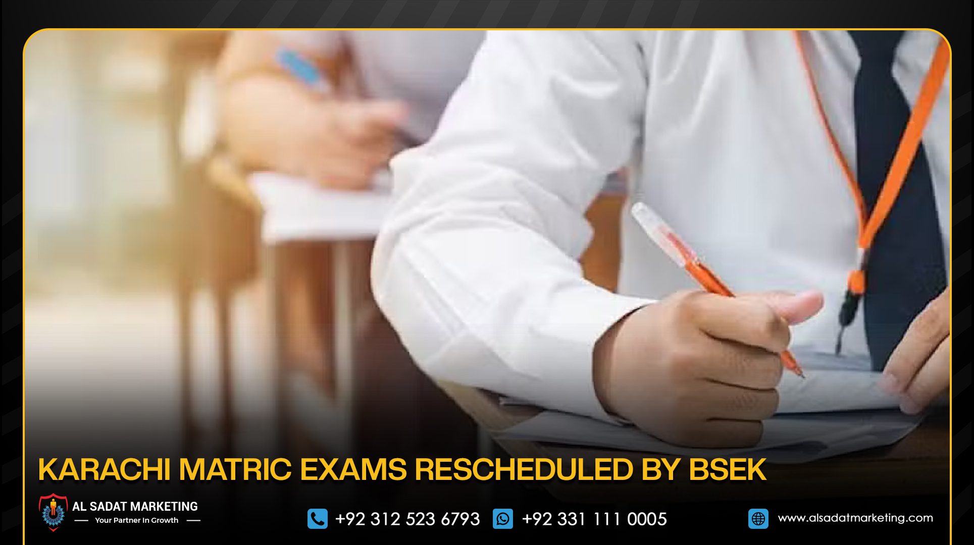 Karachi Matric Exams Rescheduled by BSEK