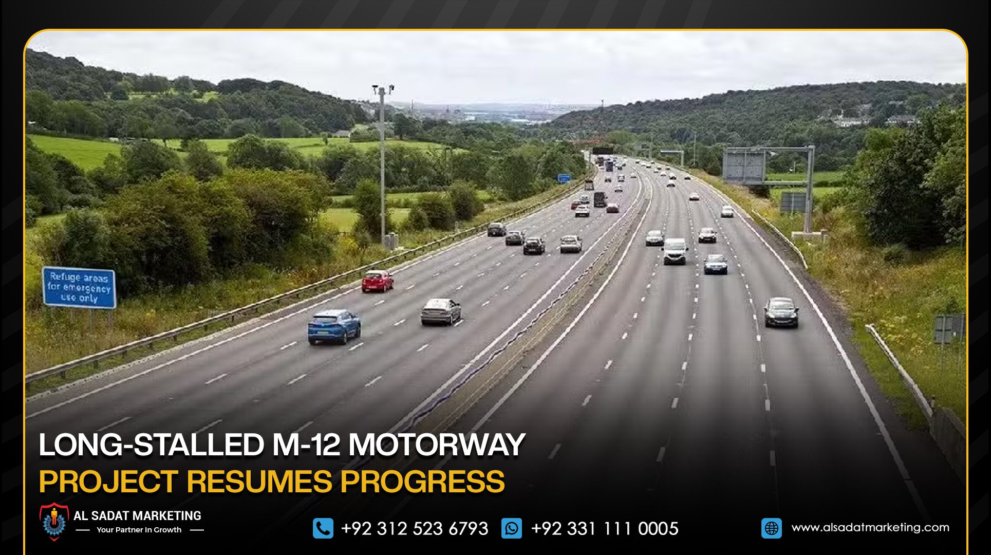 Long-Stalled M-12 Motorway Project Resumes Progress