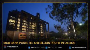 MCB Bank Posts Rs. 12.8 Billion Profit in Q1 2026