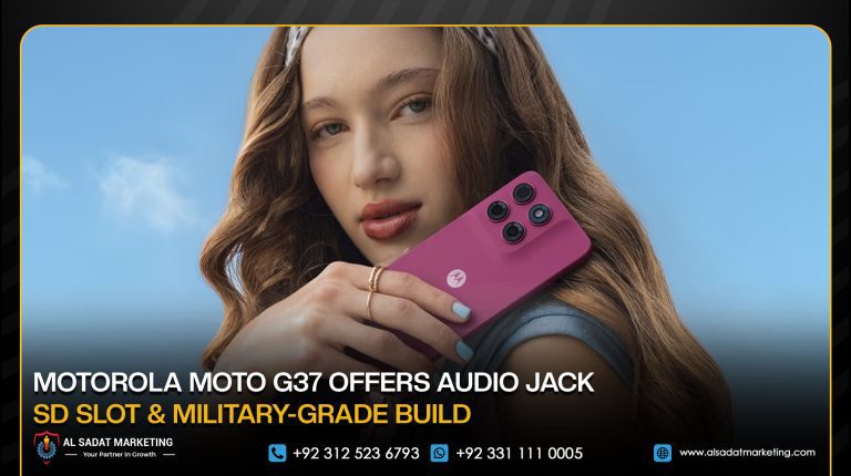 Motorola Moto G37 Offers Audio Jack, SD Slot & Military-Grade Build