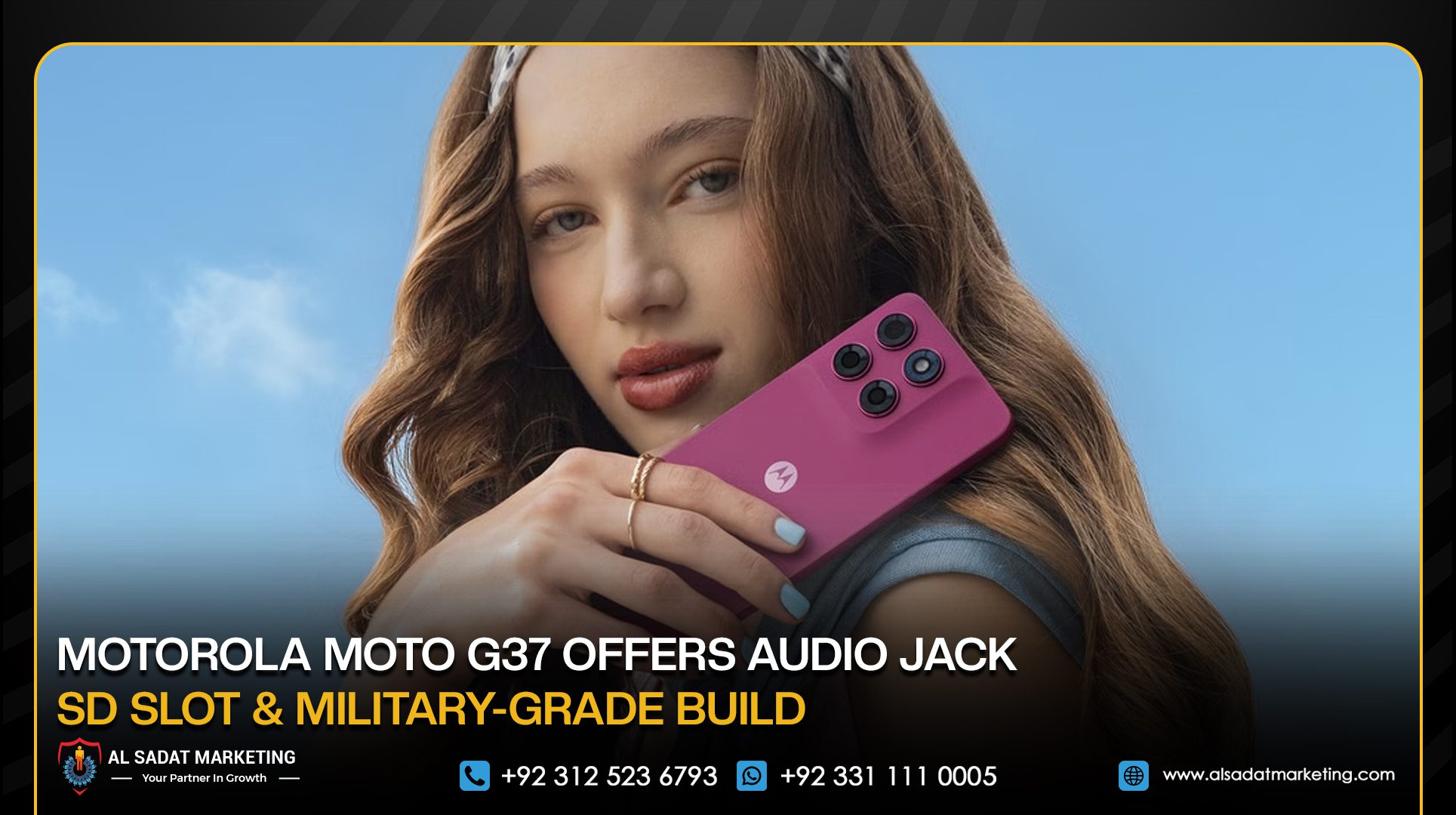 Motorola Moto G37 Offers Audio Jack, SD Slot & Military-Grade Build