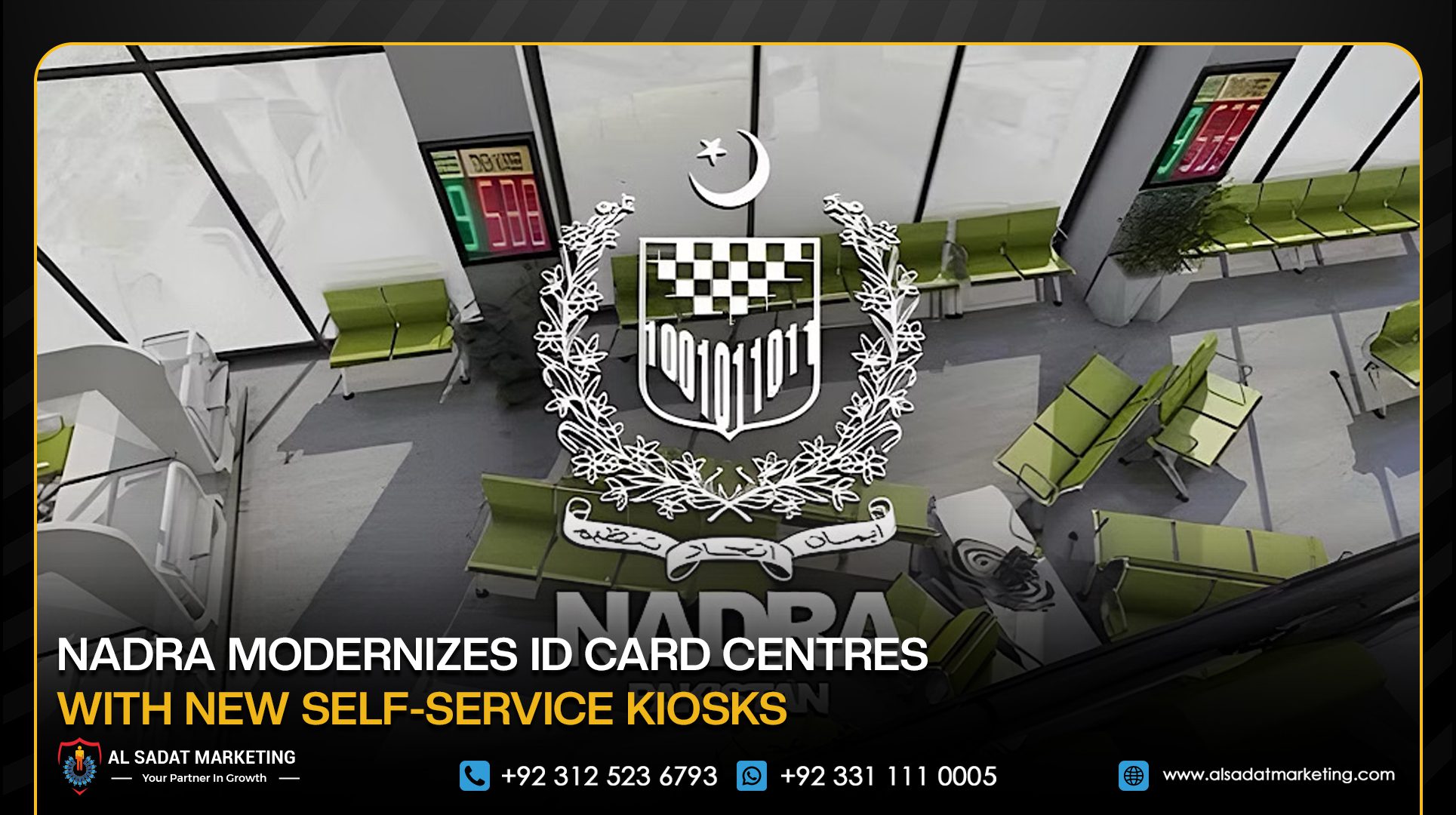 NADRA Modernizes ID Card Centres With New Self-Service Kiosks