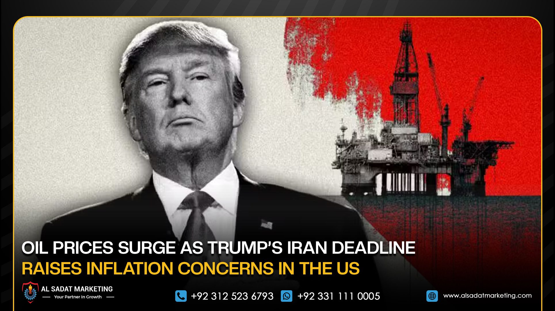 Oil Prices Surge as Trump’s Iran Deadline Raises Inflation Concerns in the US