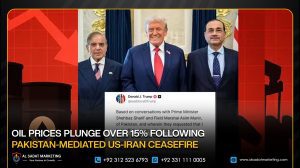 Oil Prices Plunge Over 15% Following Pakistan-Mediated US-Iran Ceasefire