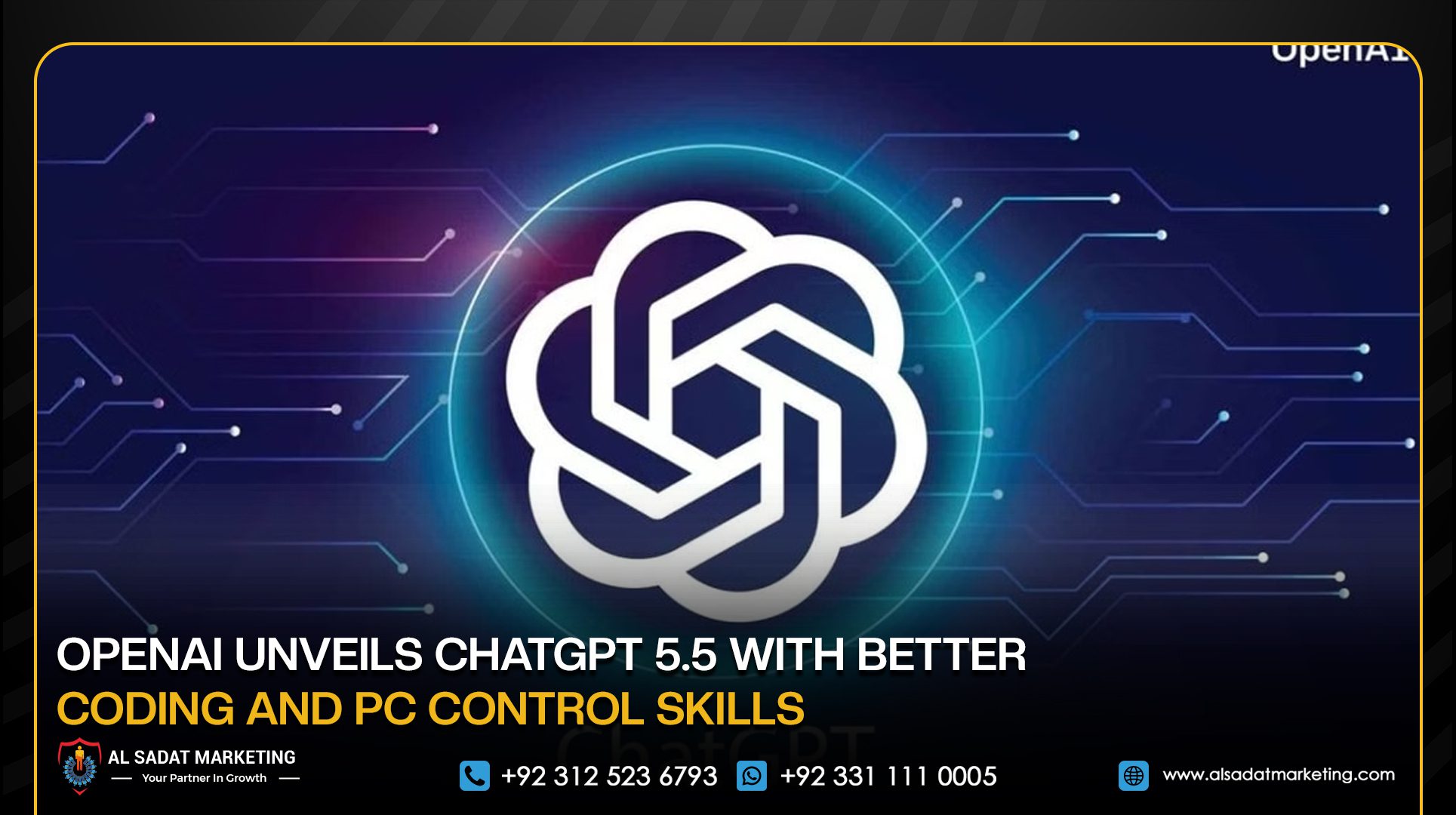 OpenAI Unveils ChatGPT 5.5 With Better Coding and PC Control Skills