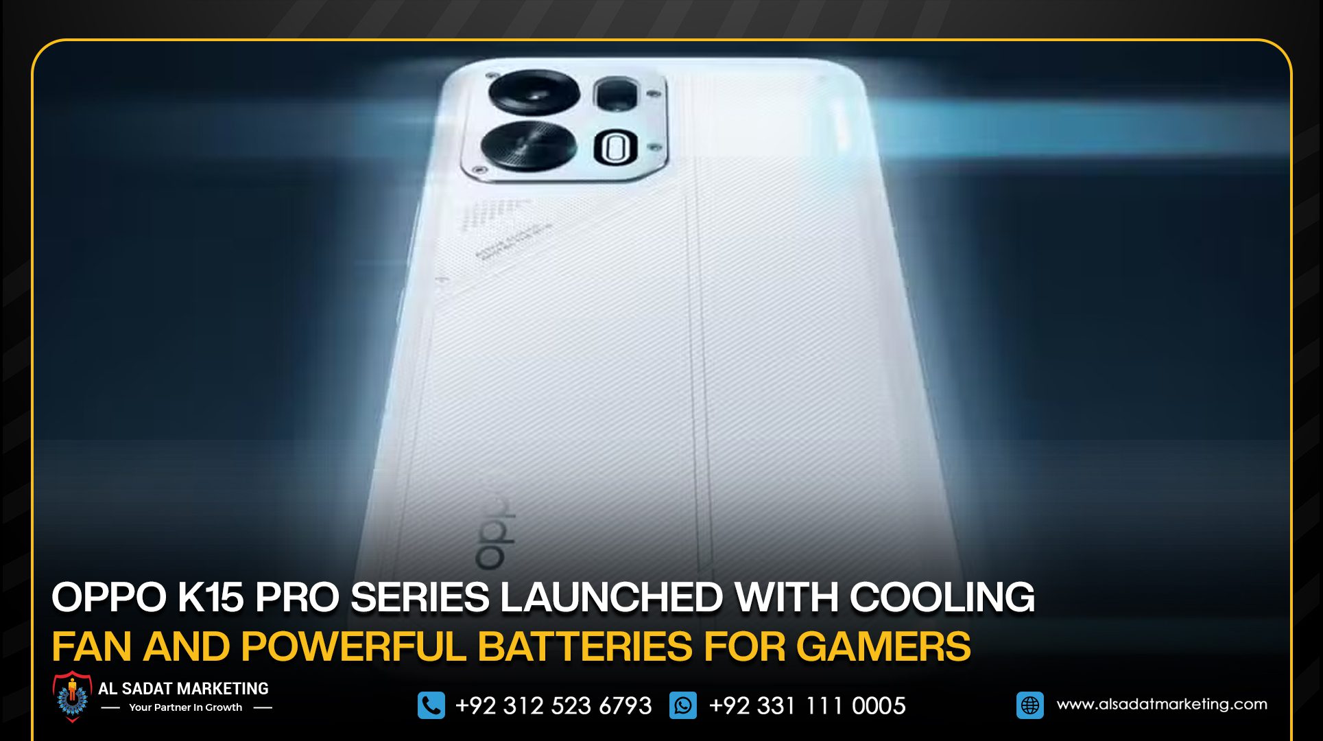 Oppo K15 Pro Series Launched with Cooling Fan and Powerful Batteries for Gamers