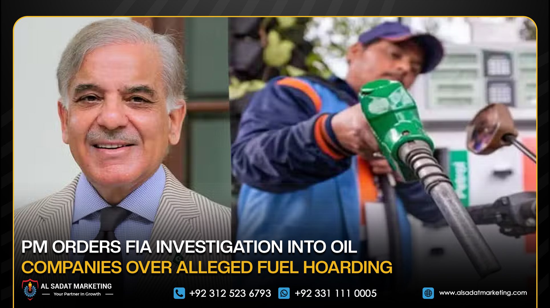 PM Orders FIA Investigation Into Oil Companies Over Alleged Fuel Hoarding