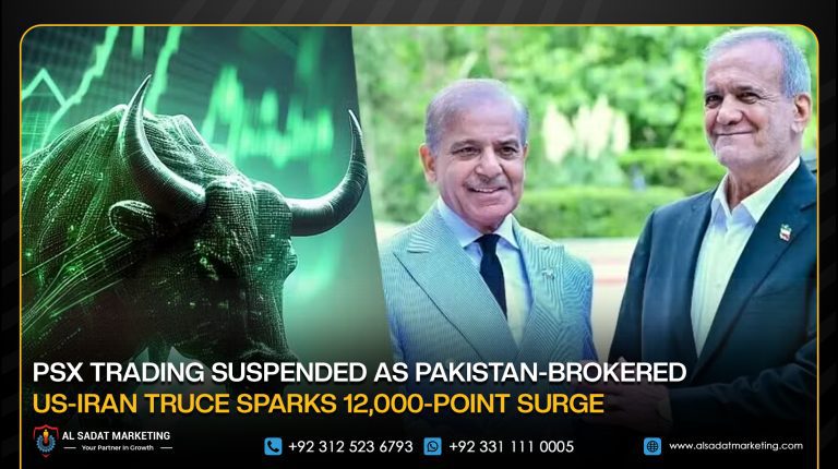 PSX Trading Suspended as Pakistan-Brokered US-Iran Truce Sparks 12,000-Point Surge