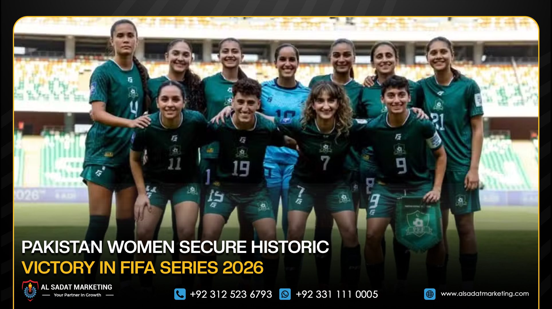 Pakistan Women Secure Historic Victory in FIFA Series 2026