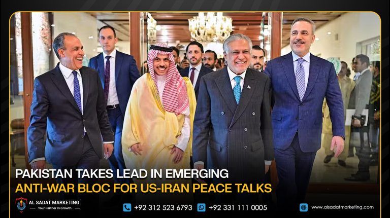 Pakistan Takes Lead in Emerging Anti-War Bloc for US-Iran Peace Talks