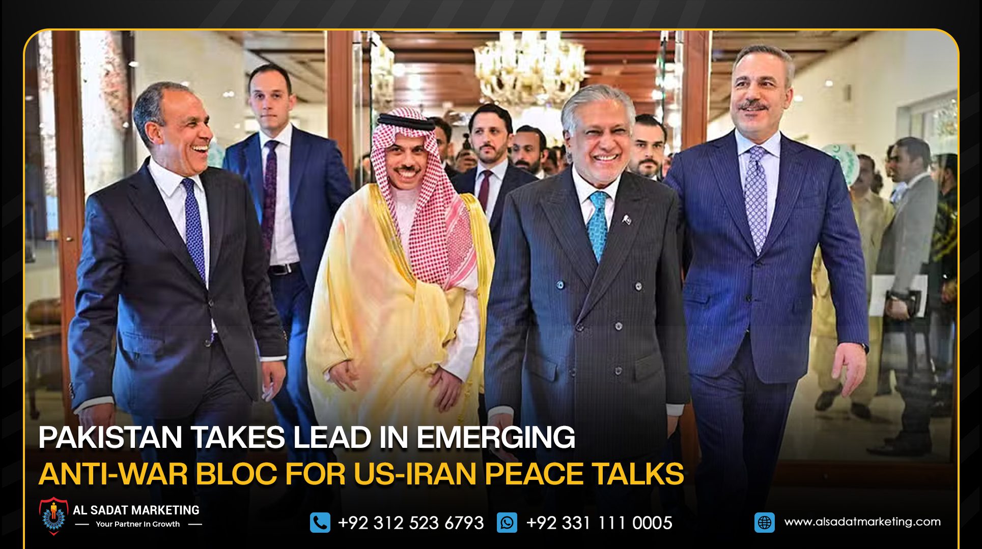 Pakistan Takes Lead in Emerging Anti-War Bloc for US-Iran Peace Talks