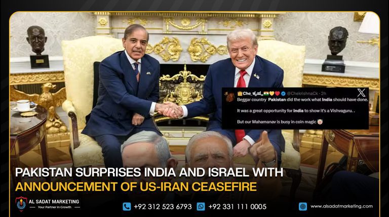 Pakistan Surprises India and Israel with Announcement of US-Iran Ceasefire