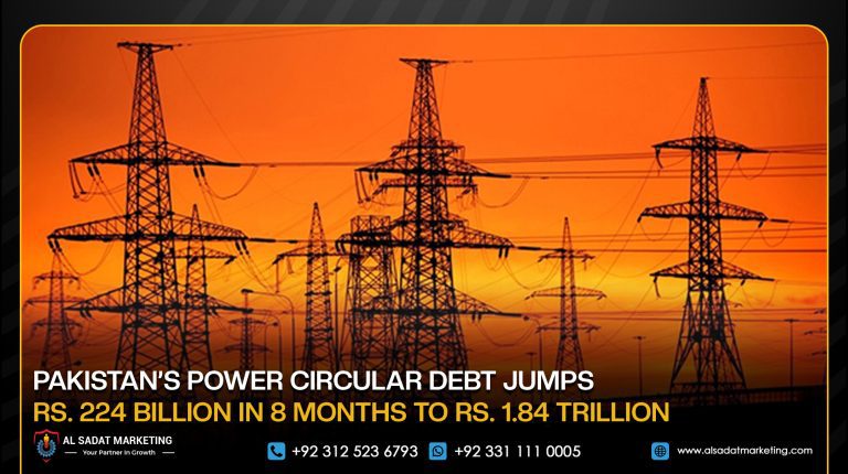 Pakistan’s Power Circular Debt Jumps Rs. 224 Billion in 8 Months to Rs. 1.84 Trillion