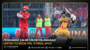 Peshawar Zalmi Crush Islamabad United to Book PSL 11 Final Spot