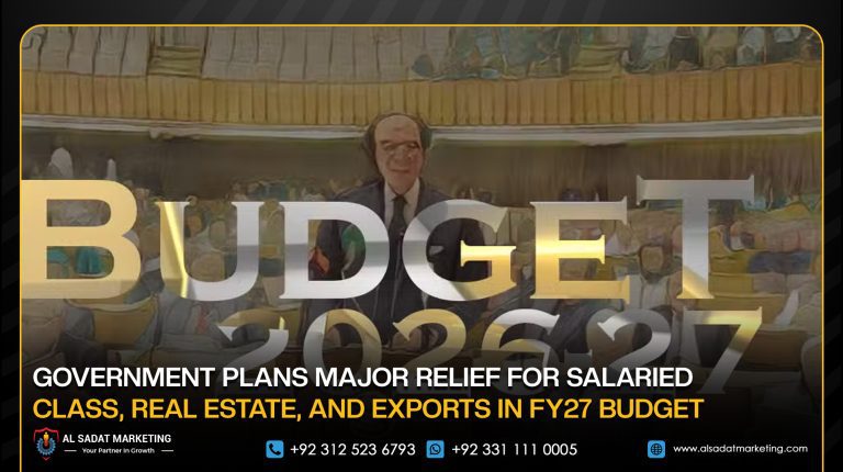 Government Plans Major Relief for Salaried Class, Real Estate, and Exports in FY27 Budget