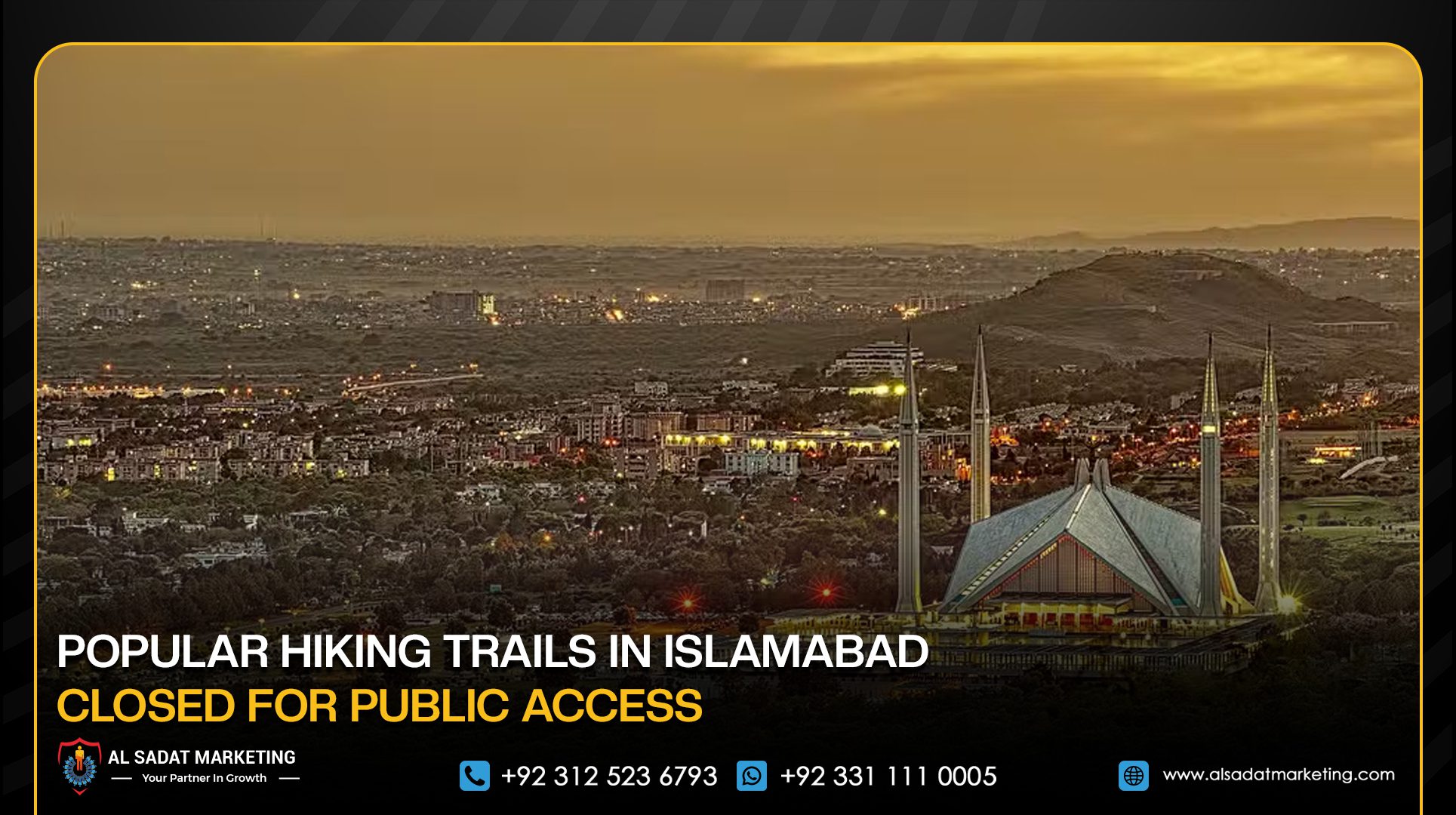 Popular Hiking Trails in Islamabad Closed for Public Access