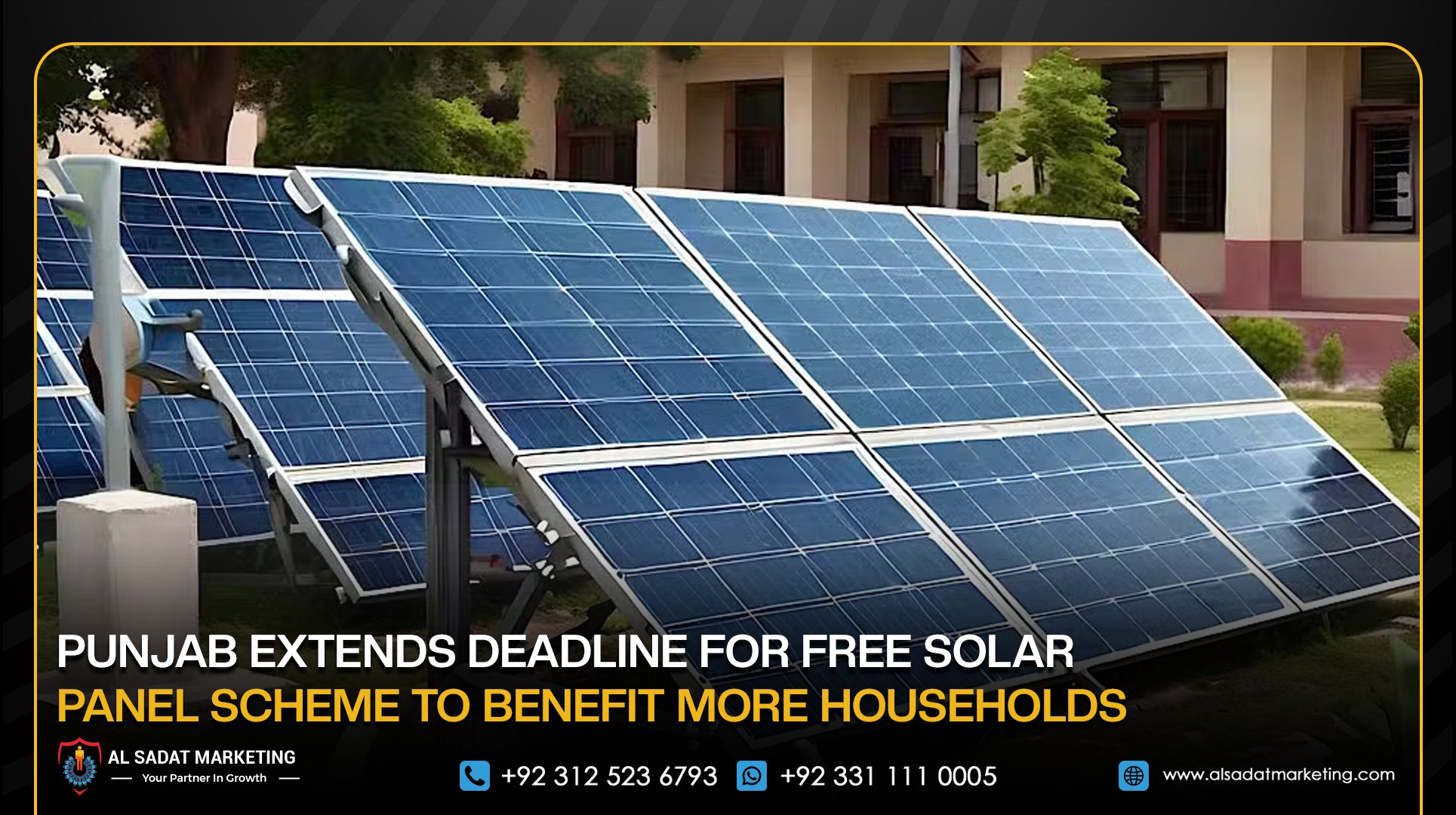 Punjab Extends Deadline for Free Solar Panel Scheme to Benefit More Households