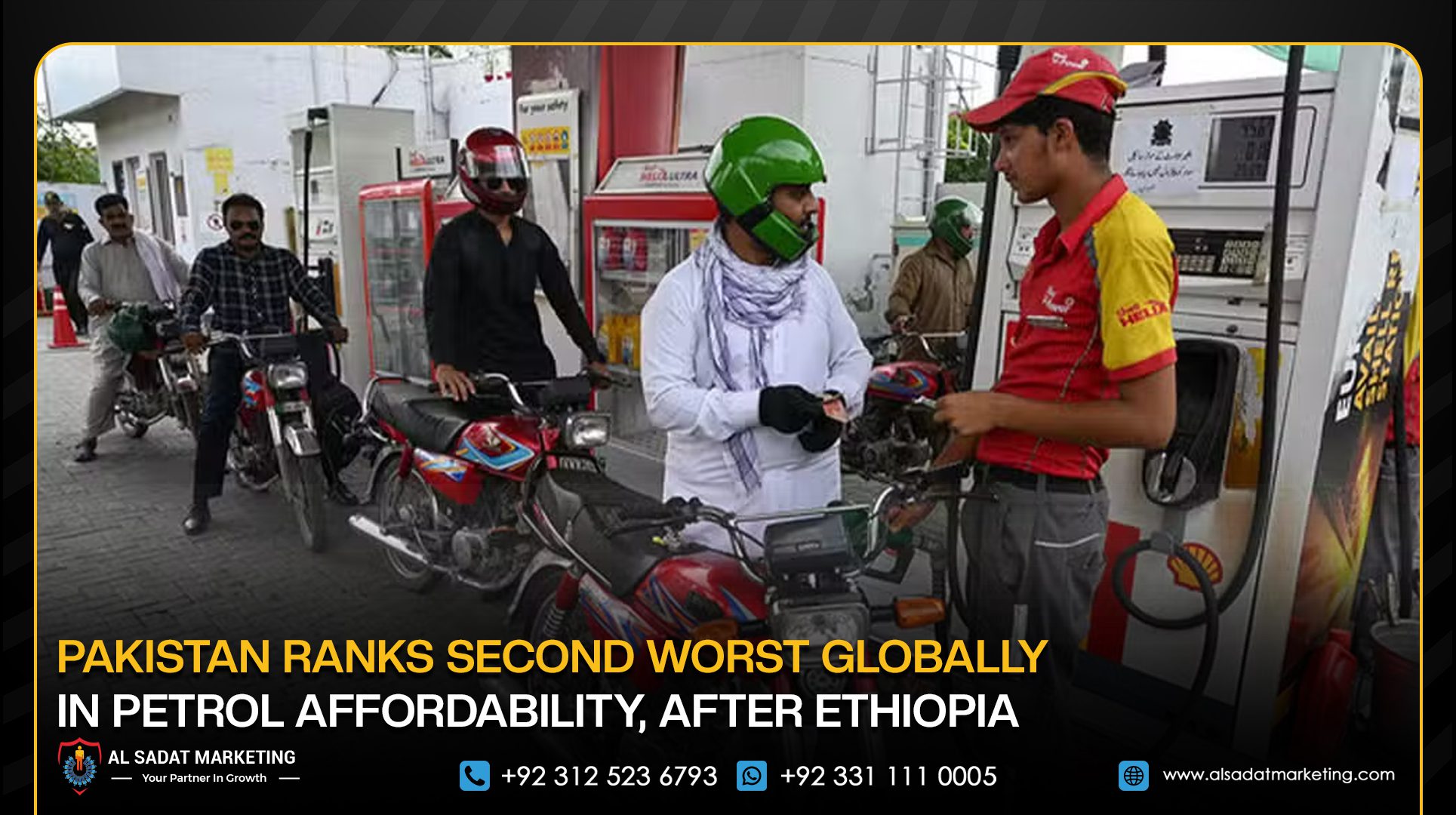 Pakistan Ranks Second Worst Globally in Petrol Affordability, After Ethiopia